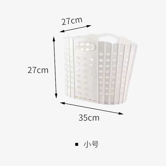 1/2/4Pcs Collapsible Plastic Laundry Hampers – Portable Laundry Baskets for Kitchen, Bathroom, Camping, Supermarket & Car Trunk Storage
