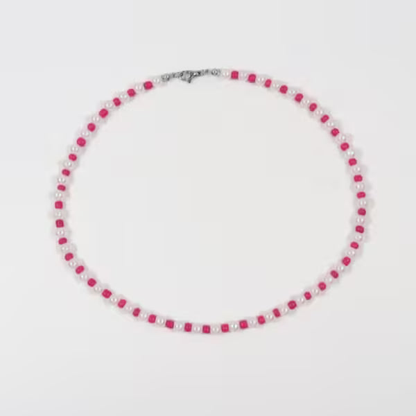 Colorful Handmade 6mm Strand Bead Necklace For Women(EGN147)