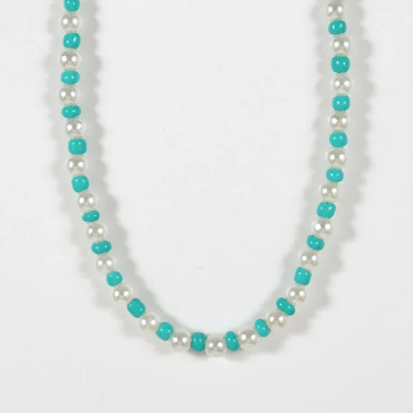 Colorful Handmade 6mm Strand Bead Necklace For Women(EGN147)