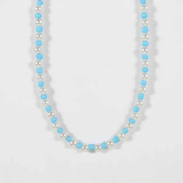 Colorful Handmade 6mm Strand Bead Necklace For Women(EGN147)