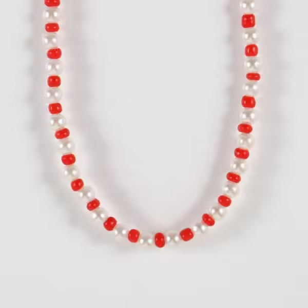 Colorful Handmade 6mm Strand Bead Necklace For Women(EGN147)