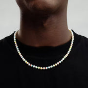 Collier rond de perles colorées (EGN198)