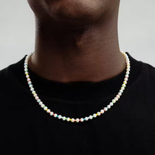 Collier rond de perles colorées (EGN198)