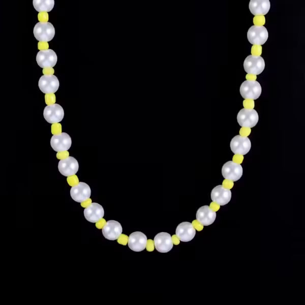 Collier rond de perles colorées (EGN198)