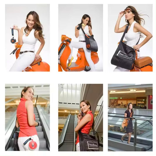 Pratique et compacte : Sac de courses pliable ultra-compact pour un rangement facile à transporter 