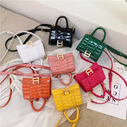 Sac bandoulière et sac à main mini femme en cuir PU motif crocodile (EGB217)