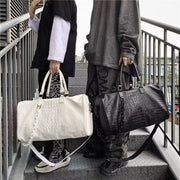 Crocodile Pattern PU Leather Unisex Hand Bag (EGB160)