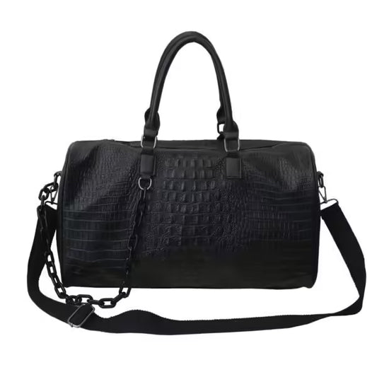 Crocodile Pattern PU Leather Unisex Hand Bag (EGB160)
