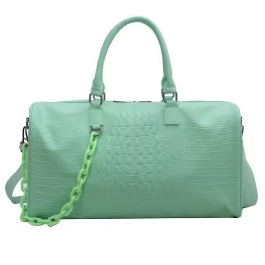 Crocodile Pattern PU Leather Unisex Hand Bag (EGB160)
