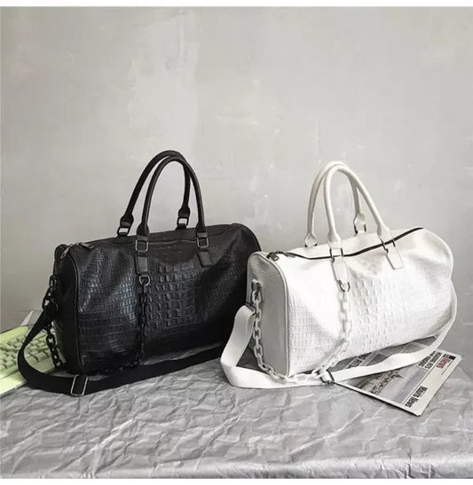 Crocodile Pattern PU Leather Unisex Hand Bag (EGB160)