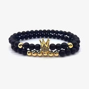 Crown 2 piece Sets Beads Bracelet (EGBT192)