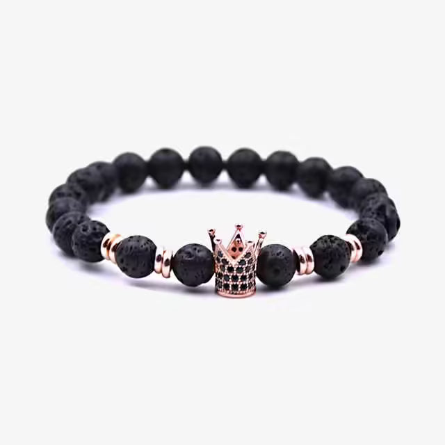 Bracelet de perles couronne (EGBT009)