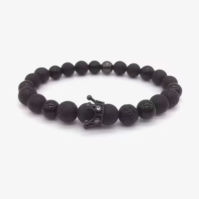 Crown Beads Unisex Bracelet (EGBT037)