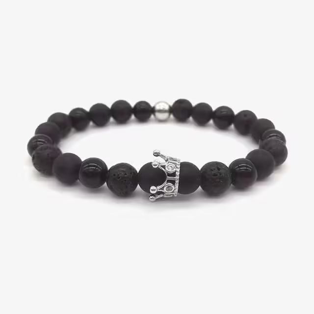 Crown Beads Unisex Bracelet (EGBT037)