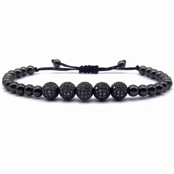 Crown X Disco Balls 2 pc/Set Bracelet (EGBT112)