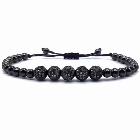 Bracelet Crown X Disco Balls (lot de 2) (EGBT112)