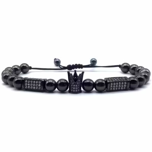 Bracelet Crown X Disco Balls (lot de 2) (EGBT112)