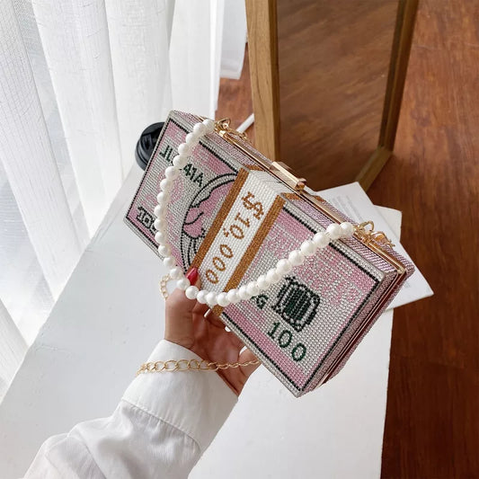 Pochette Crystal Star, sac de luxe pour femme (EGB196)