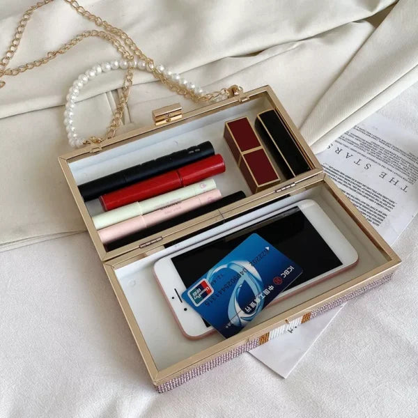 Crystal Star Clutch Luxury Design Women Bag (EGB196)