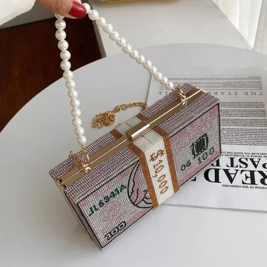 Pochette Crystal Star, sac de luxe pour femme (EGB196)