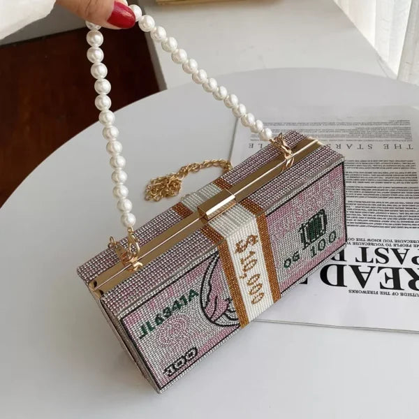Crystal Star Clutch Luxury Design Women Bag (EGB196)