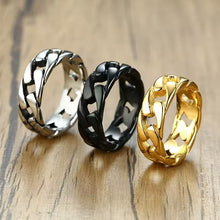 Cuban Chain Unisex Ring (EGR039)