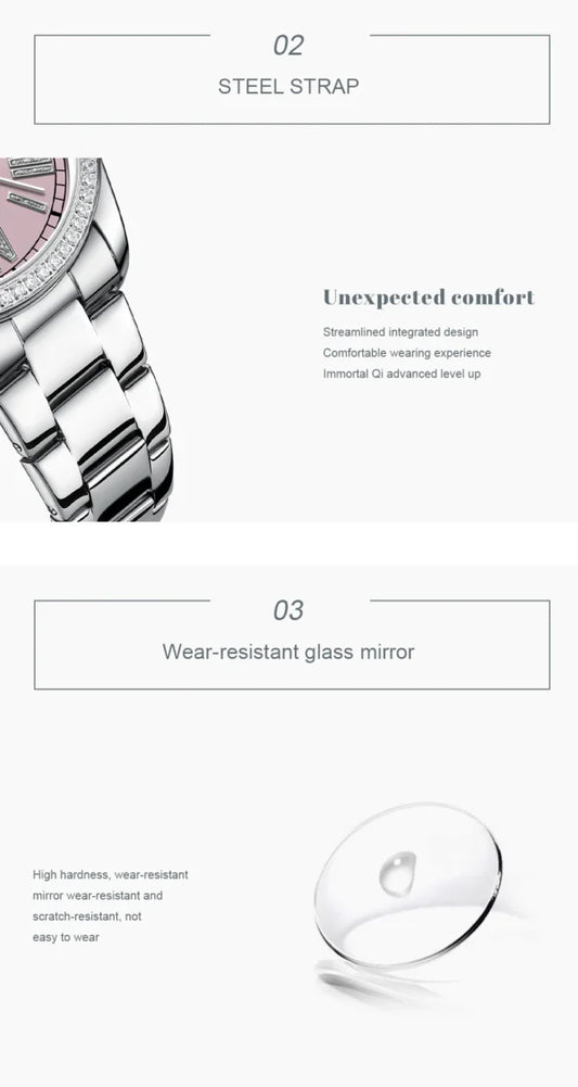 CURREN Women Stainless Steel Watch (9088)