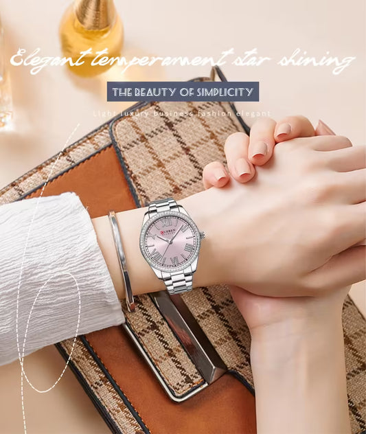 CURREN Women Stainless Steel Watch (9088)