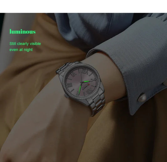 CURREN Women Stainless Steel Watch (9088)