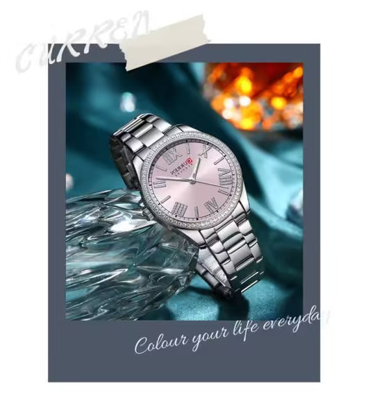 CURREN Women Stainless Steel Watch (9088)