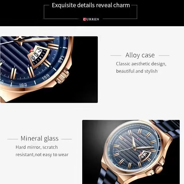 ساعة CURREN Calendar للرجال (CU8375)