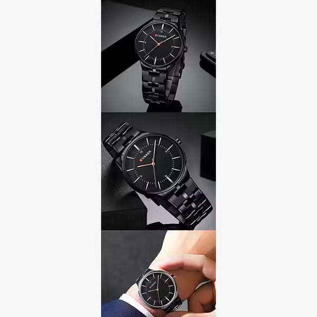 Montre CURREN Classique pour Hommes en Acier Inoxydable (CU8321)
