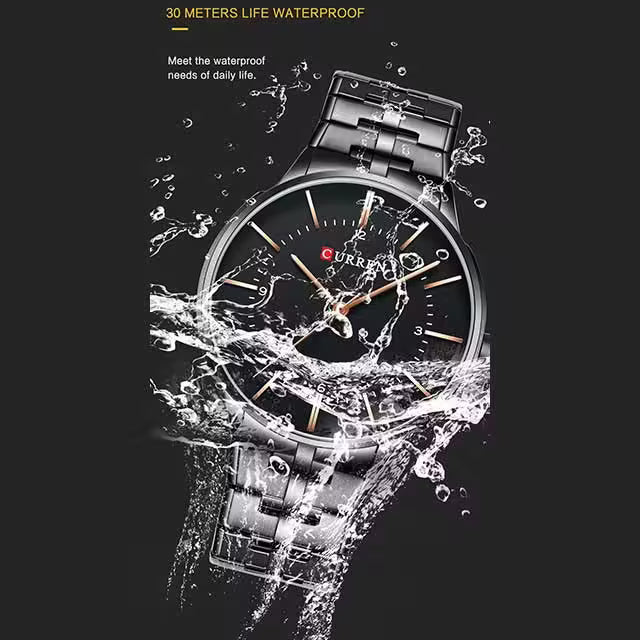 Montre CURREN Classique pour Hommes en Acier Inoxydable (CU8321)