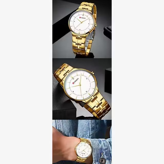 Montre CURREN Classique pour Hommes en Acier Inoxydable (CU8321)