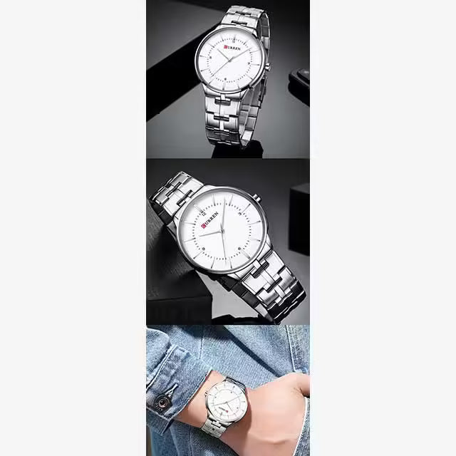 Montre CURREN Classique pour Hommes en Acier Inoxydable (CU8321)