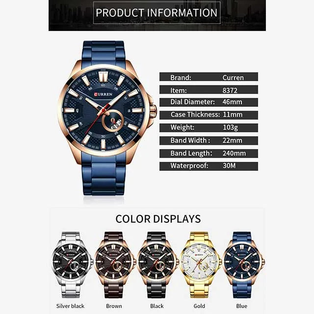 curren men calendar new design watch cu8372 gallery img 23 jpg