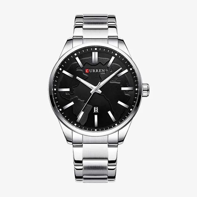 curren men map stainless watch cu8366 gallery img 19 jpg