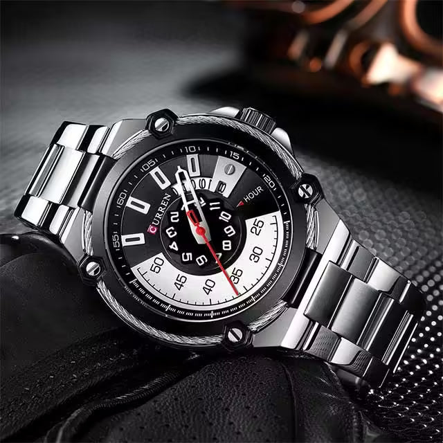 Montre homme CURREN neuve en acier inoxydable (CU8345)