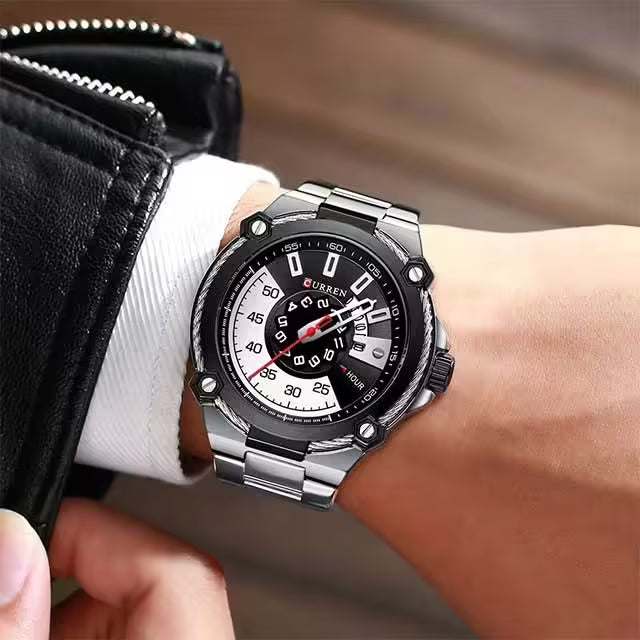 Montre homme CURREN neuve en acier inoxydable (CU8345)
