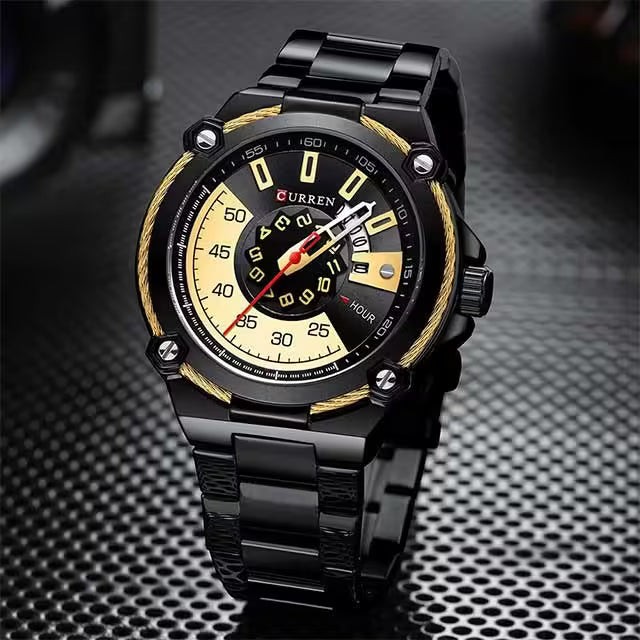 Montre homme CURREN neuve en acier inoxydable (CU8345)