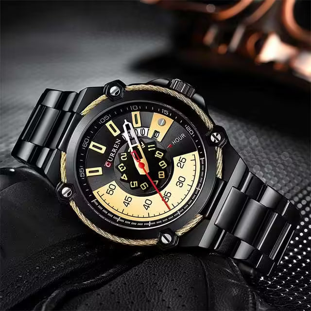 Montre homme CURREN neuve en acier inoxydable (CU8345)