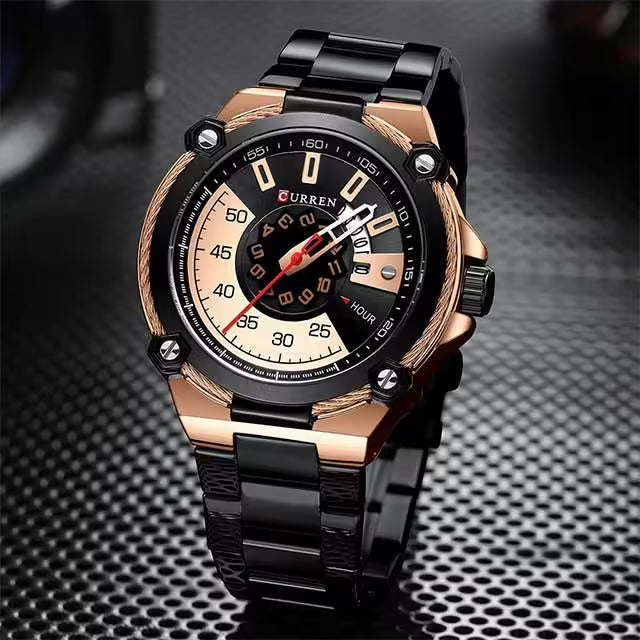 Montre homme CURREN neuve en acier inoxydable (CU8345)
