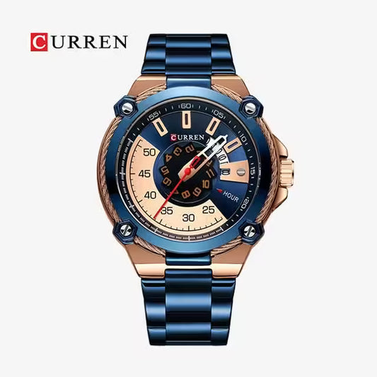 CURREN Men New Stainless Steel Watch (CU8345)