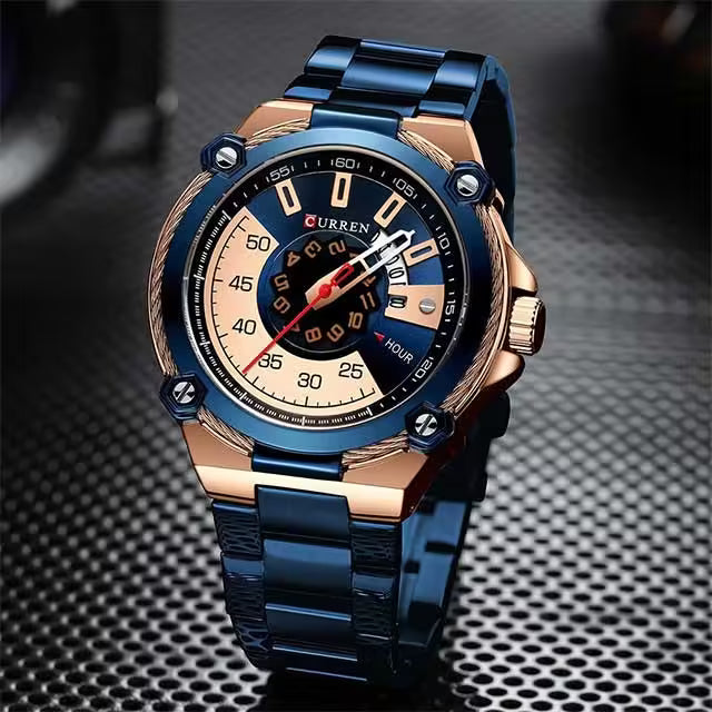 Montre homme CURREN neuve en acier inoxydable (CU8345)