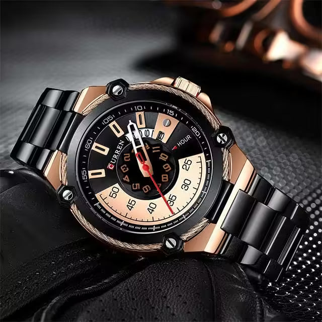 Montre homme CURREN neuve en acier inoxydable (CU8345)