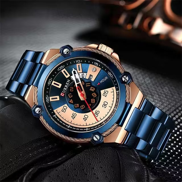 Montre homme CURREN neuve en acier inoxydable (CU8345)
