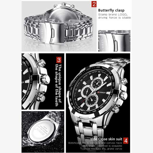 curren men stainless steel watch cu8023 gallery img 5
