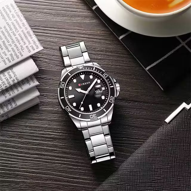 Montre CURREN pour homme en acier inoxydable étanche (CU8388)