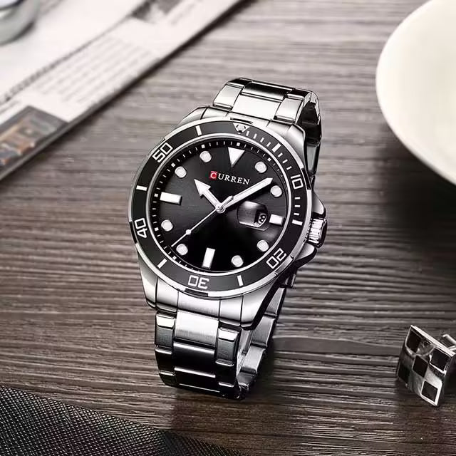 Montre CURREN pour homme en acier inoxydable étanche (CU8388)