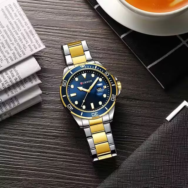 Montre CURREN pour homme en acier inoxydable étanche (CU8388)